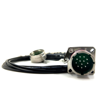 F-tone D38999 Series Fiber Optic Connectors 15# 12Cores Cable Assembly