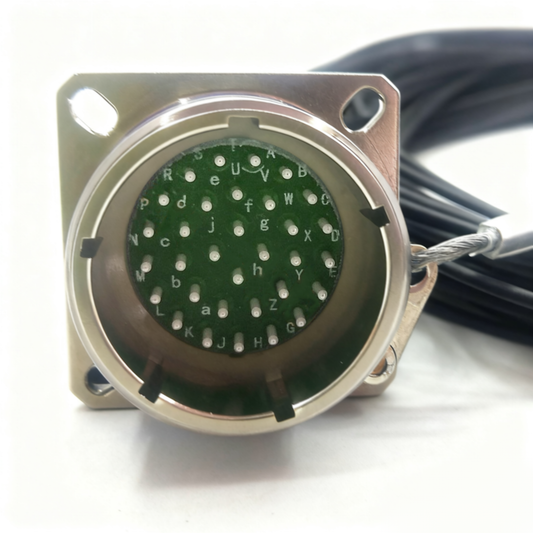 F-tone D38999 32Cores Single Mode Fiber Cable Plug and Socket J599/20KF32A1N -32LC Fiber Optic Cable Assembly