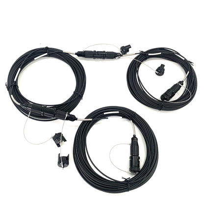 YZC02P YZC02S PLUG and SOCKET Outdoor Field Waterproof Ip67 Fiber Optical Connector Assemblies