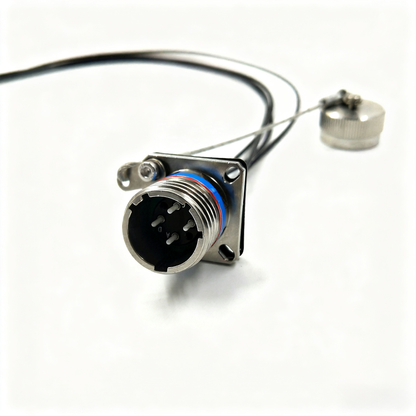 ARINC 801 MIL-DTL-38999 Series Fiber Optic 13# 4Cores Receptacle Connectors Tactical Cable Assembly
