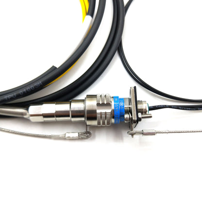 F-tone MIL-DTL-38999 Series Standard Circular Connectors 2Cores Socket Fiber Optic Cable Assembly