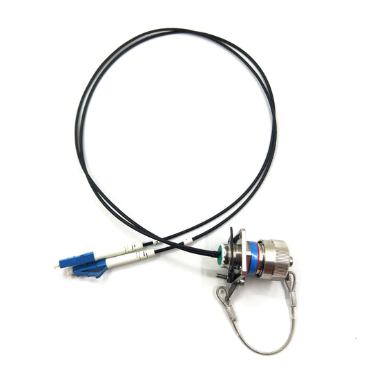 F-tone D38999 Series standard circular connectors 2Cores socket fiber optical Cable Assemblies
