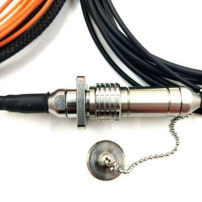 Outdoor ODC Waterproof Tactical Fiber Cable Connector ODC 2/4 Cores Plug Armored Cable Patch Cord