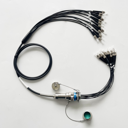 F-tone D38999/26KD12B1N GJB599 /20KD12A1N Series IP67 Waterproof Connectors Fiber Optic Cable Assembly