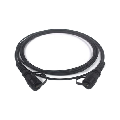 Outdoor waterproof fiber optic patch cord with waterproof IP67 ODVA LC connector