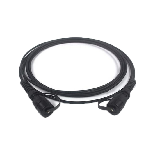 Outdoor waterproof fiber optic patch cord with waterproof IP67 ODVA LC connector