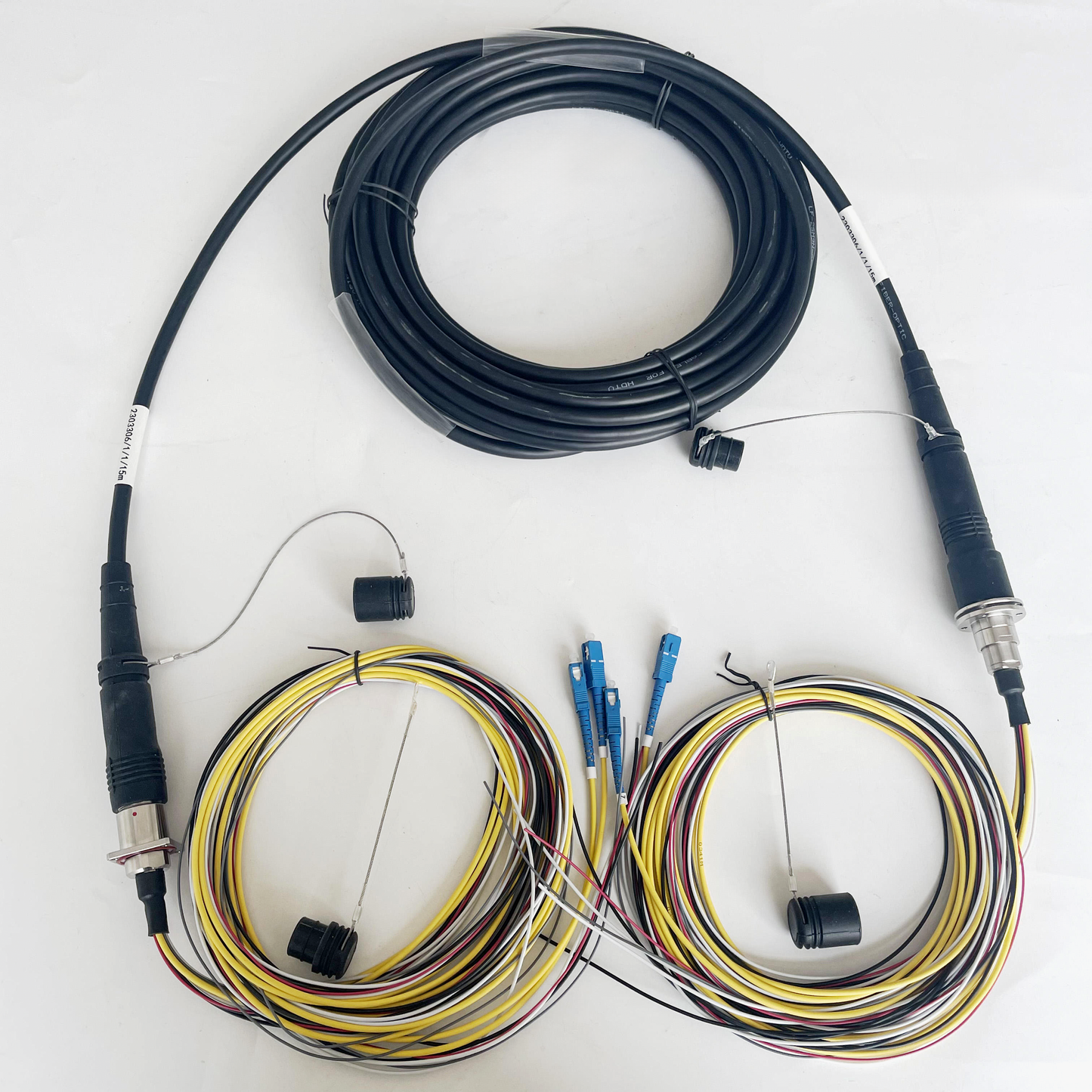 HDTV Fiber Connector 3K 93c FUW FCFA 3K/FP Camera and Broadcasting SMPTE Hybrid Cable Assemblies