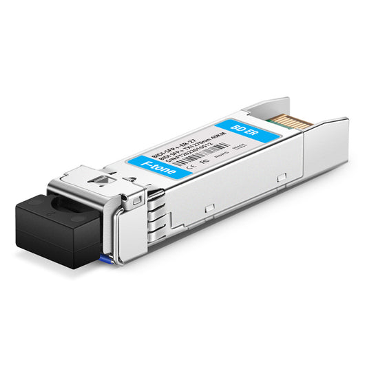 Cisco SFP-10G-BX40U Compatible 10GBASE-BX40-U BiDi SFP+ 1270nm-TX/1330nm-RX 40km DDM LC SMF Transceiver