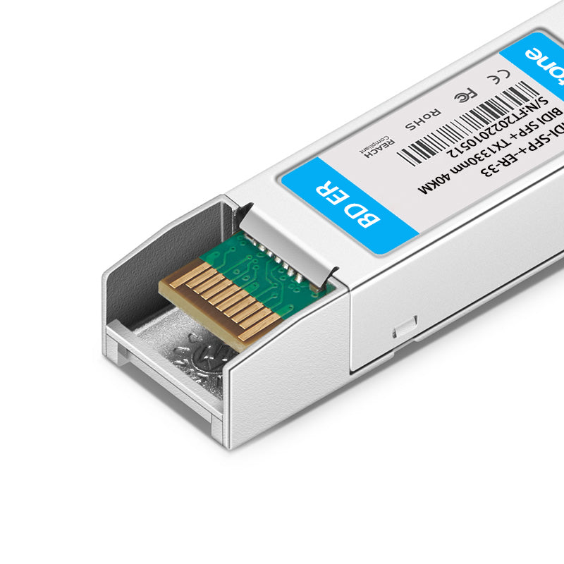 Cisco SFP-10G-BX40D Compatible 10GBASE-BX40-D BiDi SFP+ 1330nm-TX/1270nm-RX 40km DDM LC SMF Transceiver