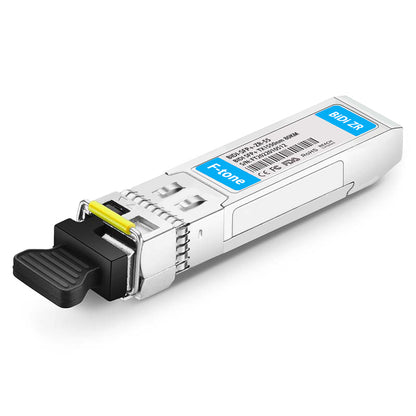 Cisco SFP-10G-BX80D Compatible 10GBASE-BX80-D BiDi SFP+ 1550nm-TX/1490nm-RX 80km DDM LC SMF Transceiver