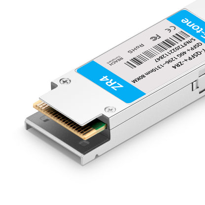 Cisco QSFP-40G-ZR4 Compatible 40GBASE-ZR4 QSFP+ 1310nm 80km Optical Transceiver Module