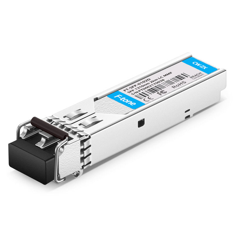 Cisco GLC-FE-100FX-RGD Compatible 100BASE-FX SFP 1310nm 2km DOM LC MMF Industrial Transceiver Module